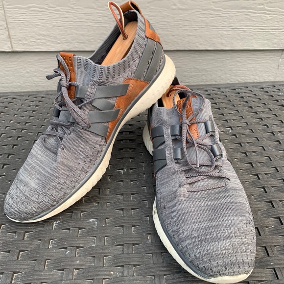 Cole Haan Grand Motion Woven Stitchlite Gray Mesh Sneaker C-27734. Sz 9.5M - Picture 1 of 8